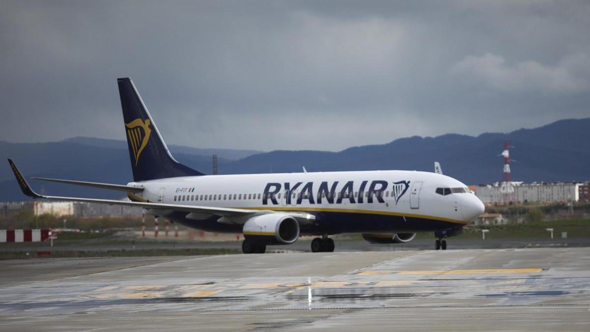 Fotos de la llegada de un vuelo de Mallorca a Foronda.