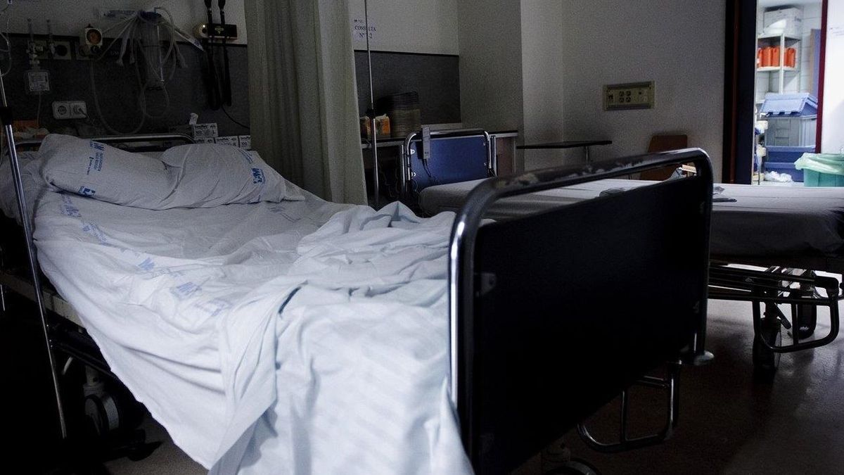 Imagen de archivo de camas en un hospital