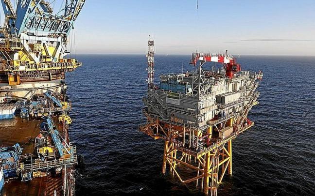 Subestaci&oacute;n parque e&oacute;lico marino de Iberdrola en Saint-Brieuc, Francia. | FOTO: E.P.