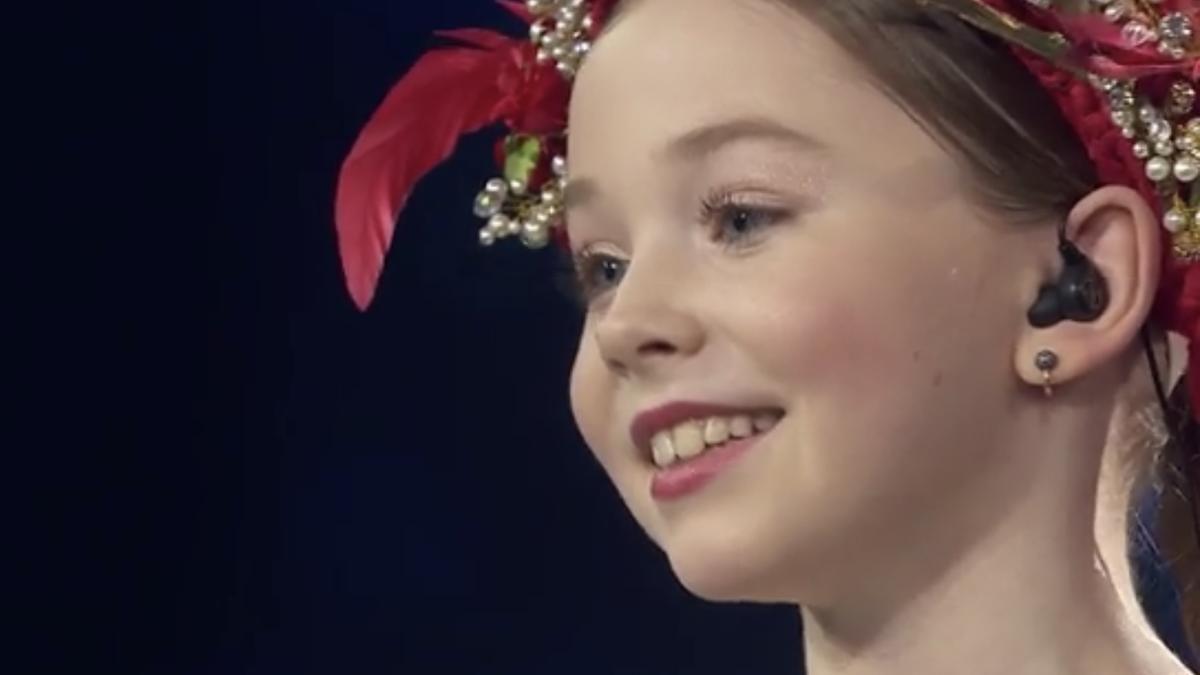 Zlata tras su actuación en la semifinal de 'Got Talent'.
