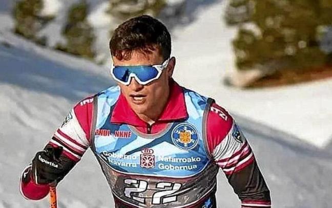 Lander Martín, en el Campeonato Vasco-Navarro del año pasado en Belagua. Lander Martín, en el Campeonato Vasco-Navarro del año pasado en Belagua.