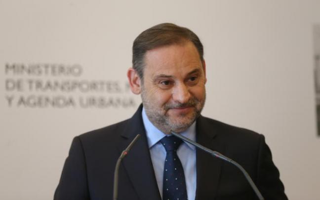 José Luis Ábalos, durante el traspaso de su cartera ministerial José Luis Ábalos, durante el traspaso de su cartera ministerial