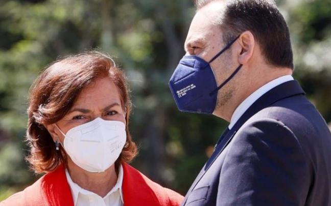 Ábalos y Calvo eran lo únicos de los ministros depuestos que tenían escaños en el Congreso Ábalos y Calvo eran lo únicos de los ministros depuestos que tenían escaños en el Congreso