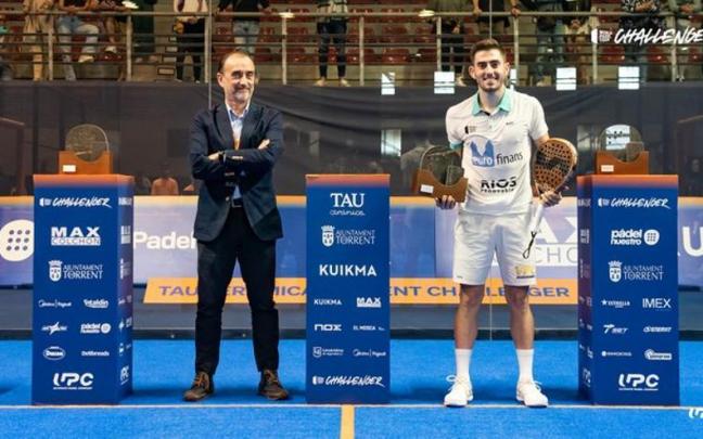 Jon Sanz, MVP del Challenger en Menorca. Jon Sanz, MVP del Challenger en Menorca.