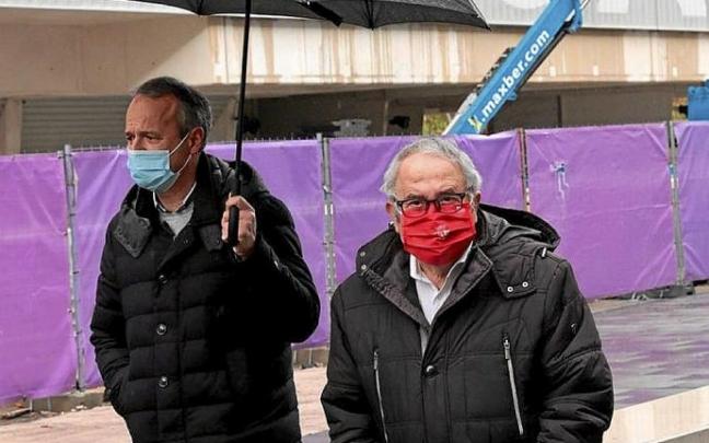 Manuel Piquer y Sabalza, en los aledaños de El Sadar. Foto: Oskar Montero