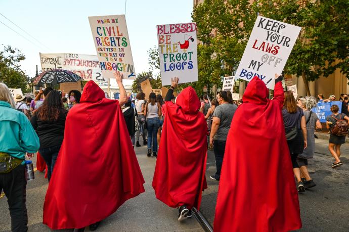 Manifestación a favor del aborto en San Francisco.