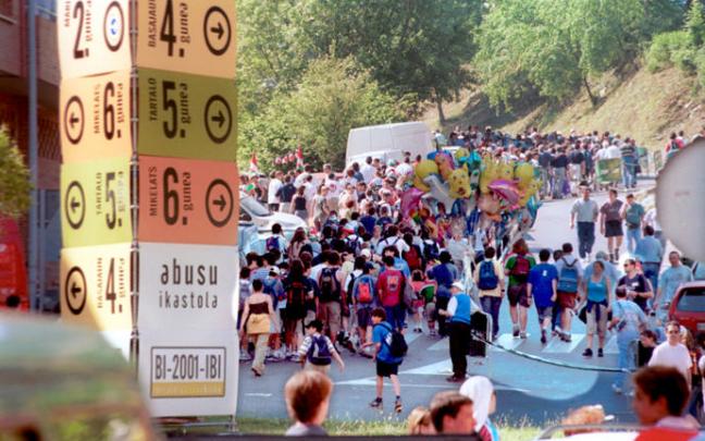 Ibilaldia vuelve a Abusu 21 años después, tras la celebración en 2001 de otra edición de la fiesta de las ikastolas.