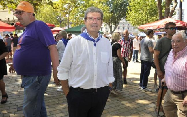 El alcalde, Juan Mari Aburto, en una imagen de Aste Nagusia de 2019