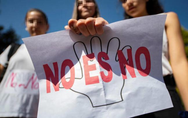 Imagen de archivo de una concentración contra una agresión sexual