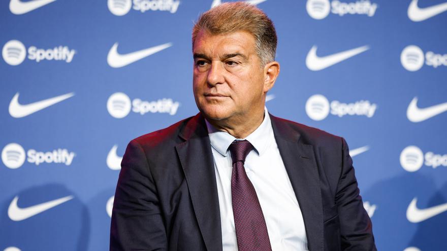 El presidente del FC Barcelona, Joan Laporta.