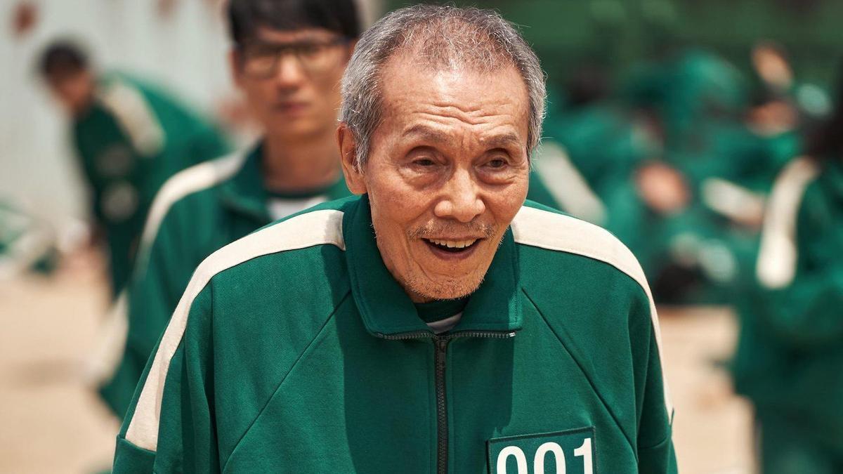 El veterano actor O Yeong-su, en su papel en la serie 'Squid Game' ('El juego del calamar').