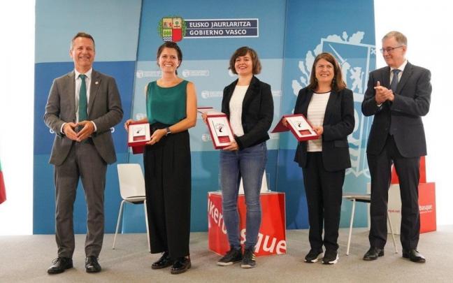 Jasone Cenoz, Amanda Sierra y Marta Olazabal, premio Ikerbasque Jasone Cenoz, Amanda Sierra y Marta Olazabal, premio Ikerbasque