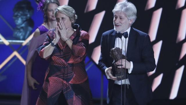 Gaizka Urresti, con el Goya a mejor documental.