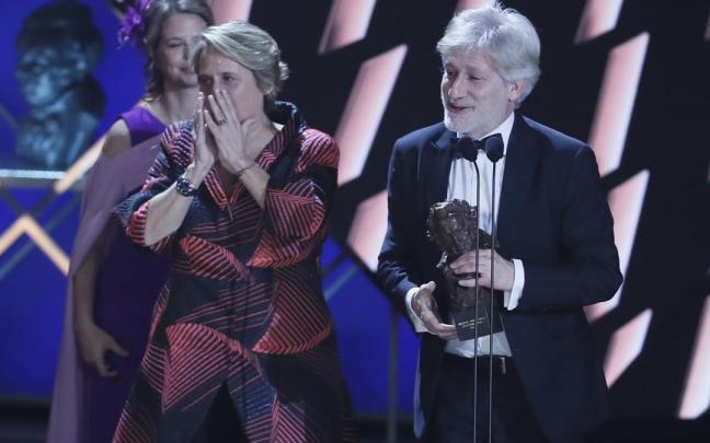 Gaizka Urresti, con el Goya a mejor documental.