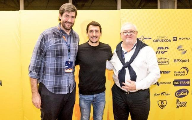 Gurutz Aginagalde y Mikel Oyarzabal, en Artaleku. Gurutz Aginagalde y Mikel Oyarzabal, en Artaleku.