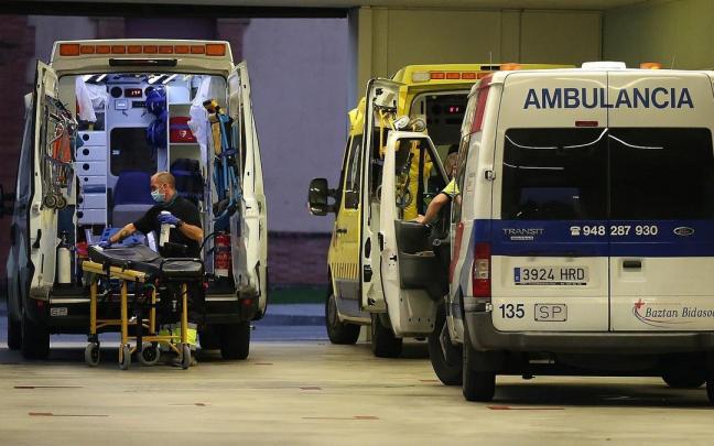 Ambulancias en el HUN