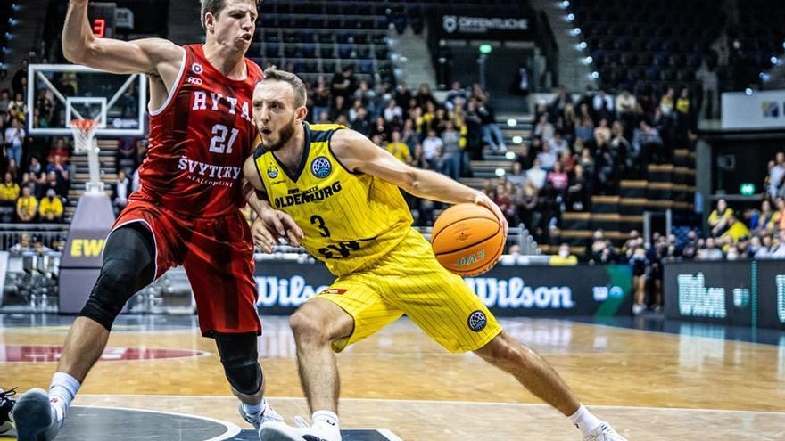 Max Heidegger, durante un partido