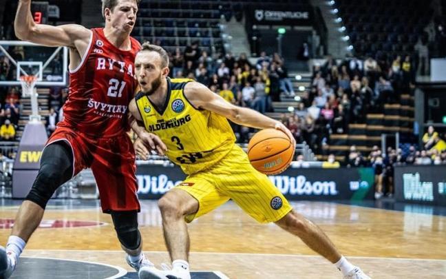 Max Heidegger, durante un partido