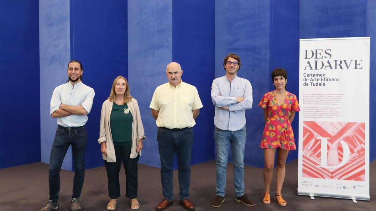 De izquierda a derecha, Mikel Casado, Susana Irigaray, Jose Mª Aierdi, Carlos Amatriain y Marta Pérez-Pinilla.