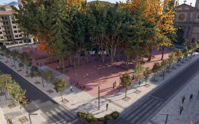 Nuevo parking en la Plaza de la Cruz-Calle Sangüesa