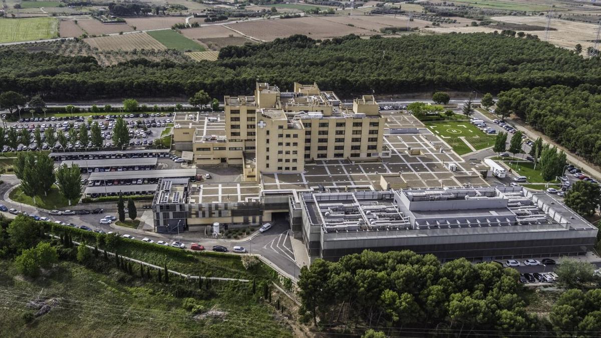 Vista aérea del Hospital Reina Sofía de Tudela