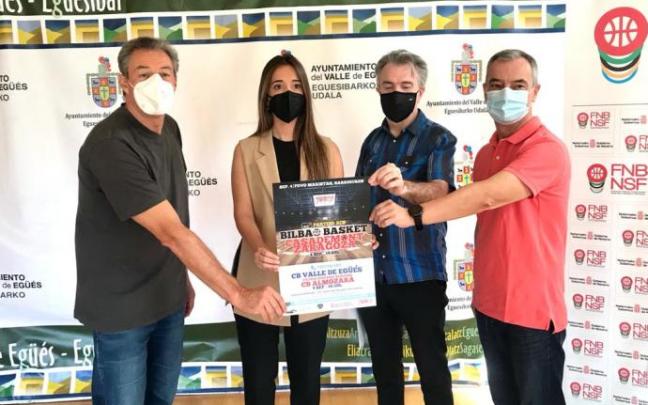 Presentación del partido entre Bilbao Basket-Casademont Zaragoza