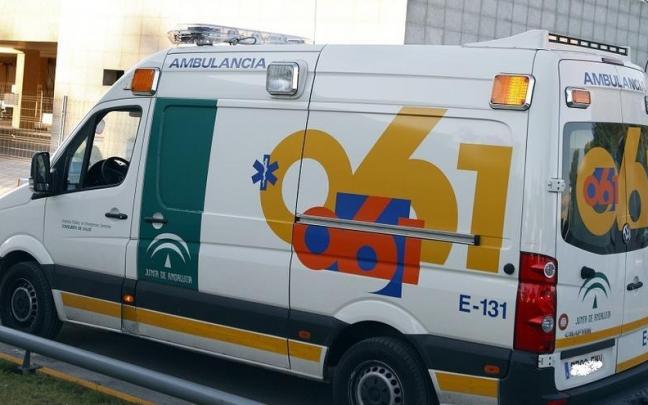 Imagen de una ambulancia. Imagen de una ambulancia.