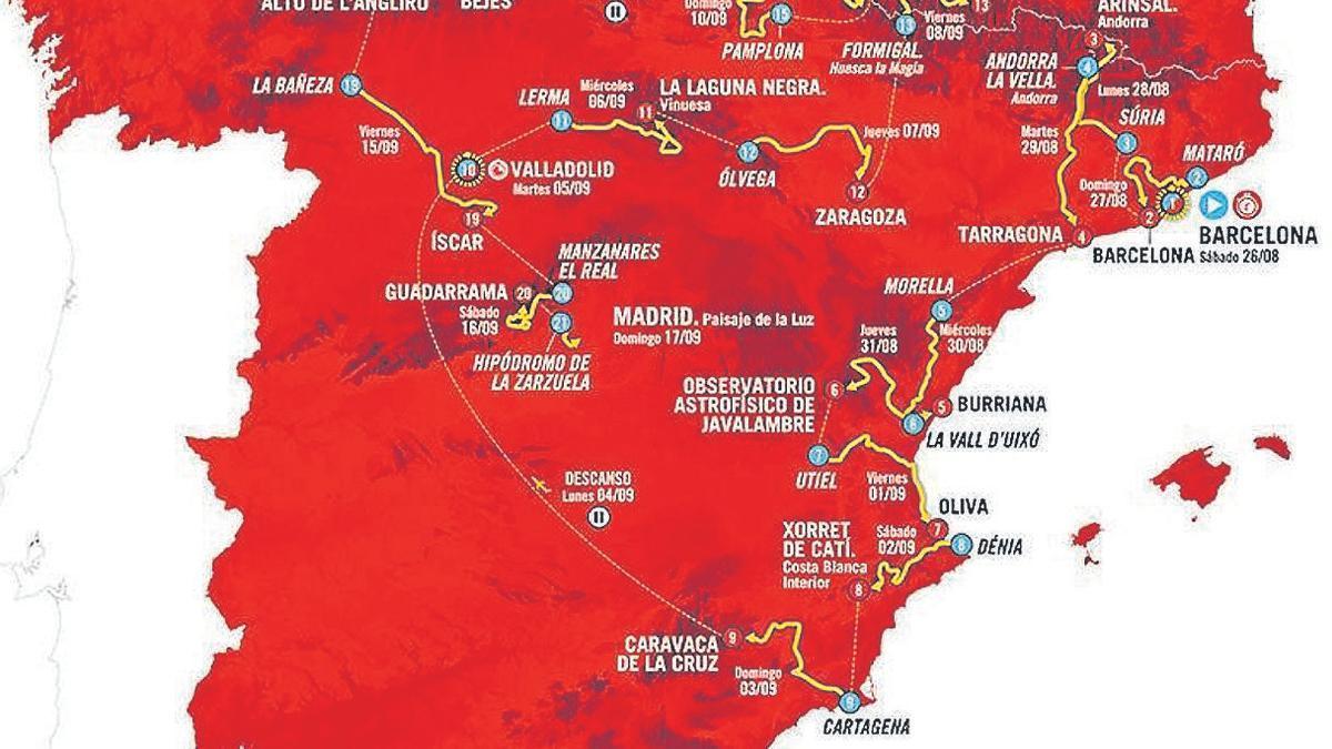 recorrido de la vuelta 2023