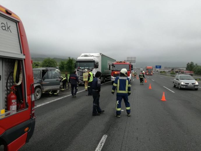 Accidente en la A-1 ajeno a esta información.