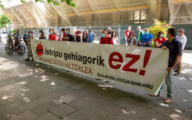 Concentración contra los accidentes laborales. Concentración contra los accidentes laborales.