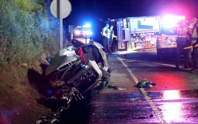 Estado en el que quedó el vehículo accidentado.