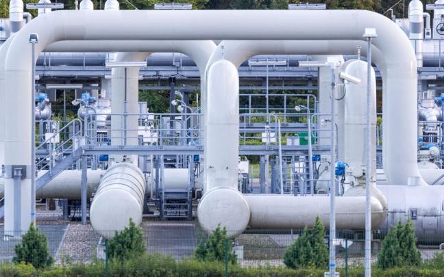 Vista de las instalaciones del gasoducto NordStream 1 en la localidad de Lubmin, en el estado alemán de Mecklemburgo.