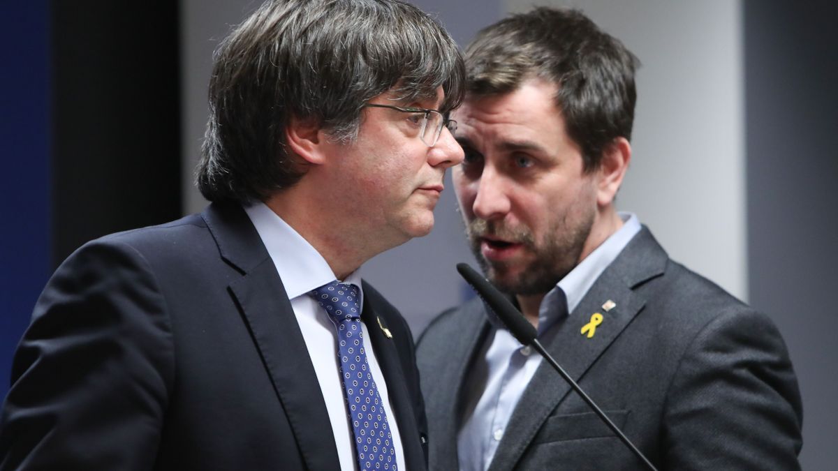 Carles Puigdemont y Toni Comín, en una imagen de archivo