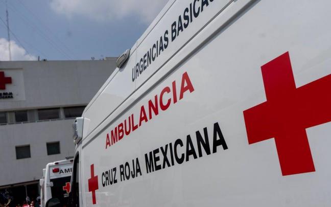 Ambulancia en un hospital de M&eacute;xico.