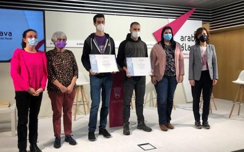 Acto de entrega de las becas Henrique Knörr de este lunes.