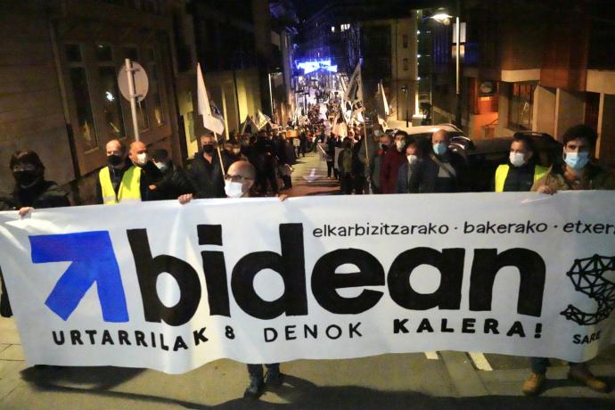 Acto de Nochevieja en Arrasate.