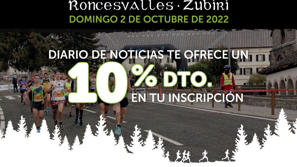 Disfruta de un 10% de descuento para la Roncesvalles-Zubiri gracias a Diario de Noticias