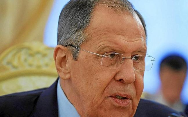 El ministro de Exteriores de Rusia, Serguei Lavrov. El ministro de Exteriores de Rusia, Serguei Lavrov.