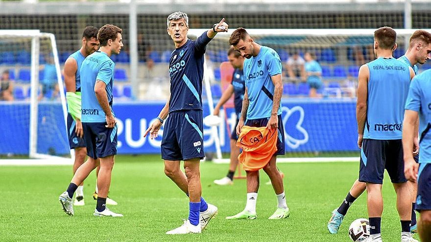 Imanol Alguacil cumple su quinta temporada en el banquillo de la Real Sociedad. | FOTO: ARNAITZ RUBIO