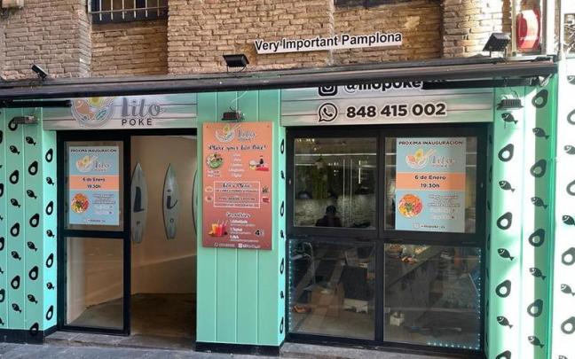 Fachada de Lilo Pok&eacute;, que se inaugura este viernes en el n&uacute;mero 21 de la calle Comedias.