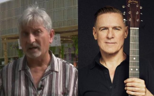 Tano Ros y Bryan Adams.