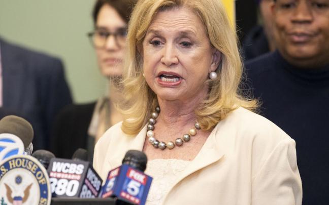 Carolyn Maloney, presidenta del Comité de Supervisión y Reforma. Carolyn Maloney, presidenta del Comité de Supervisión y Reforma.
