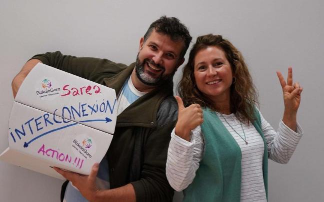 Txus Martín e Izaskun Barrena.