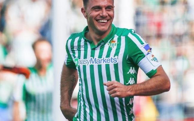 El jugador del betis Joaquín Sánchez
