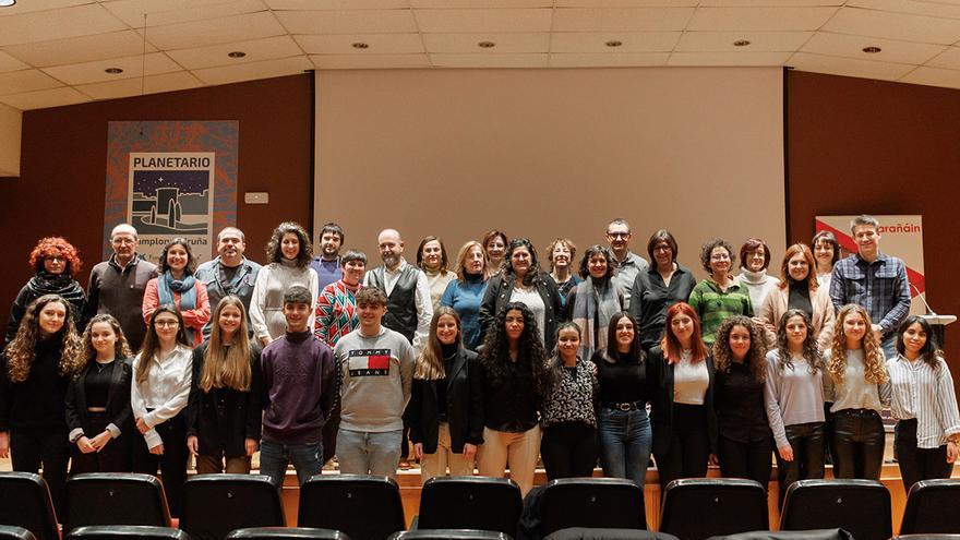 Estudiantes del programa de Bachillerato de investigación del IES Barañain