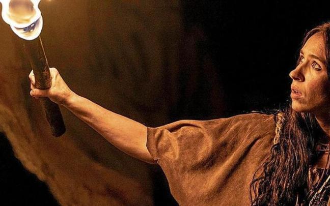 Edurne Azkarate dando vida a &lsquo;Irati&rsquo;. | FOTO: DAVID HERRANZ