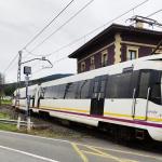 Un tren de la línea entre Bilbao y Balmaseda. E. CASTRESANA. Deia.