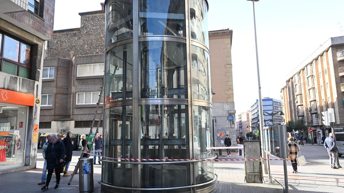 El ascensor del metro en Santutxu estará fuera de servicio al menos diez días