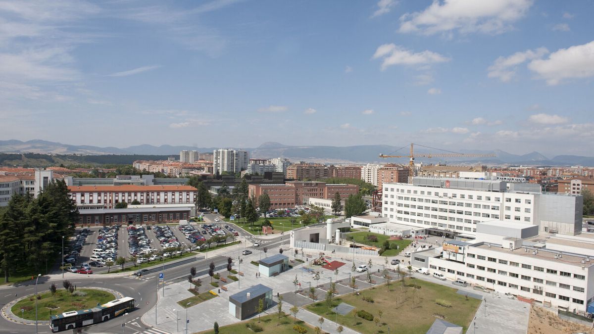 Vista de la zona hospitalaria de Pamplona