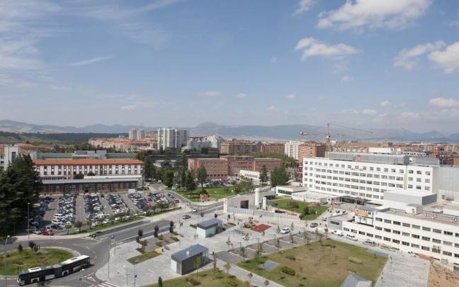 Vista de la zona hospitalaria de Pamplona